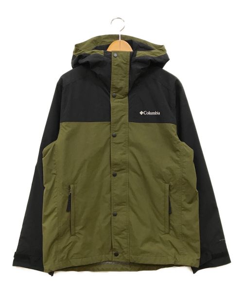 Columbia（コロンビア）Columbia (コロンビア) デクルーズサミットジャケット カーキ×ブラック サイズ:Mの古着・服飾アイテム