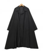 HAVERSACKハバーサック）の古着「COMPRESSED WOOL JERSEY RAGLAN BAL COLLAR COAT」｜ネイビー