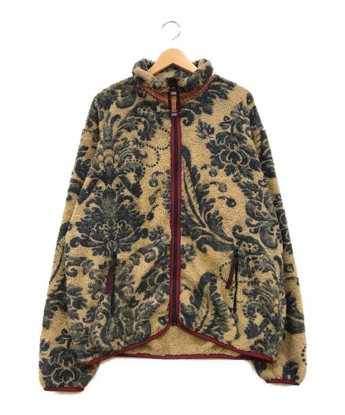 KAPITAL（キャピタル）KAPITAL (キャピタル) Damask Fleece Zip Jacket Beige ベージュ サイズ:5の古着・服飾アイテム