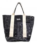 KITHキス）の古着「bandana tote bag black paisley」｜ブラック