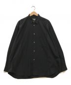 COMME des GARCONS HOMME PLUSコムデギャルソンオムプリュス）の古着「再構築オーバーサイズシャツ」｜ブラック