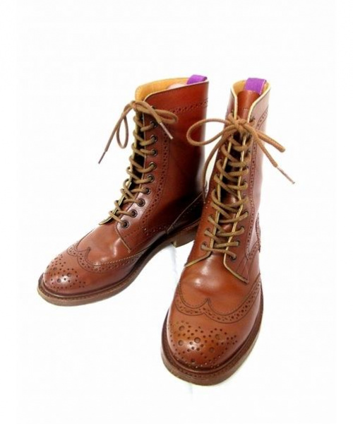 中古 古着通販 Trickers トリッカーズ カントリーブーツ ブラウン サイズ 4h 4 ブランド 古着通販 トレファク公式 Trefac Fashion