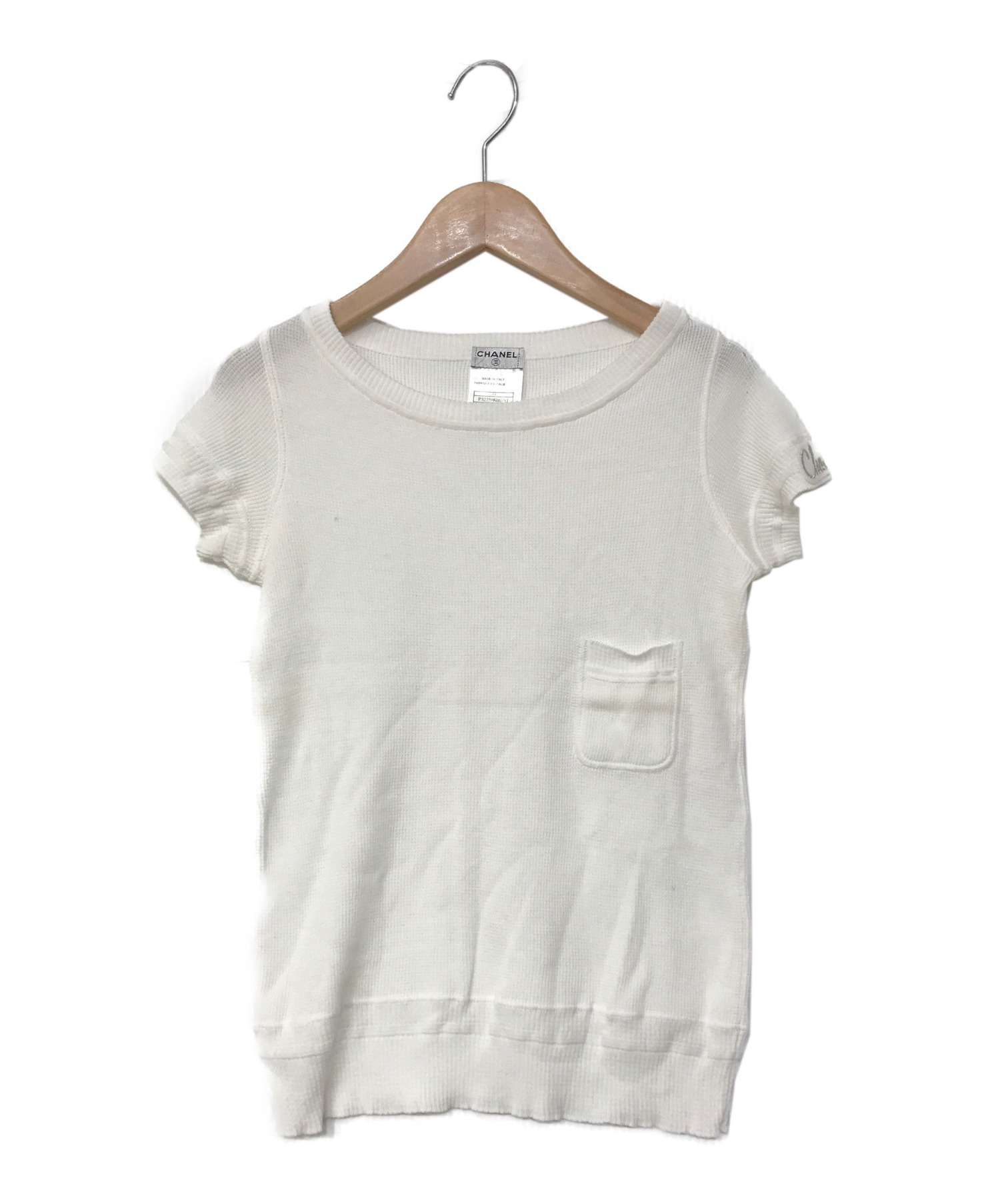 CHANEL (シャネル) Tシャツ ホワイト サイズ:34 08P