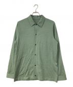 Caleカル）の古着「WASHABLE WOOL JERSEY SHIRTS」｜グリーン