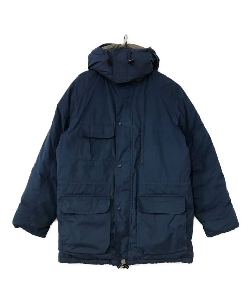 Eddie Bauer（エディーバウアー）Eddie Bauer (エディーバウアー) 黒タグ ダウンジャケット ネイビー サイズ:Mの古着・服飾アイテム