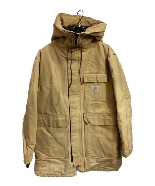 CarHartt（カーハート）CarHartt (カーハート) ダックフーデットコート ベージュ サイズ:表記無しの古着・服飾アイテム