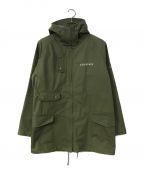 AVIREXアヴィレックス）の古着「DS AVI 3LAYER SMOCK」｜オリーブ