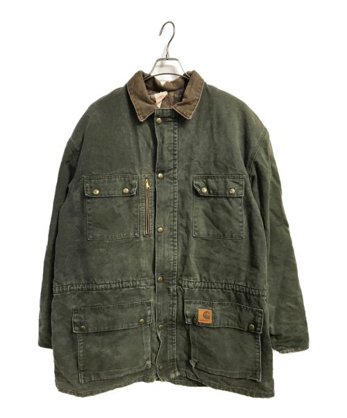 CarHartt（カーハート）CarHartt (カーハート) ダックカバーオール グリーン サイズ:XLの古着・服飾アイテム