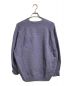 H BEAUTY&YOUTH (エイチ ビューティアンドユース) 5GAUGE CLASSIC WOOL BALLOON CREW NECK KNIT パープル サイズ:M：9800円