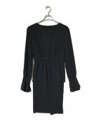 MM6 Maison Margielaエムエムシックス メゾンマルジェラ）の古着「エラスティックドレス」｜ブラック