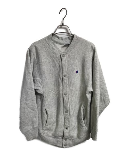 Champion REVERSE WEAVE（チャンピオンリバースウィーブ）Champion REVERSE WEAVE (チャンピオンリバースウィーブ) スナップカーディガン グレー サイズ:Sの古着・服飾アイテム