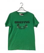 LEMI RELIEF×BRIEFINGレミ レリーフ × ブリーフィング）の古着「Tシャツ」｜オリーブ