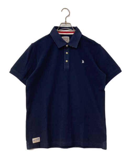 DUFFER（ダファー）DUFFER (ダファー) ポロシャツ ネイビー サイズ:Lの古着・服飾アイテム