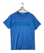 KENZOケンゾー）の古着「プリントTシャツ」｜スカイブルー