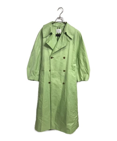 Ameri VINTAGE（アメリヴィンテージ）Ameri VINTAGE (アメリヴィンテージ) TURKEY ORGANIC FLARE TRENCH COAT グリーン サイズ:TALLの古着・服飾アイテム