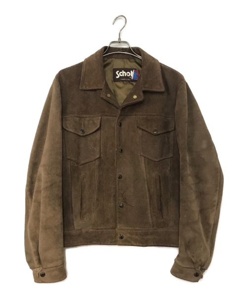 Schott（ショット）Schott (ショット) トラッカージャケット ブラウン サイズ:40の古着・服飾アイテム