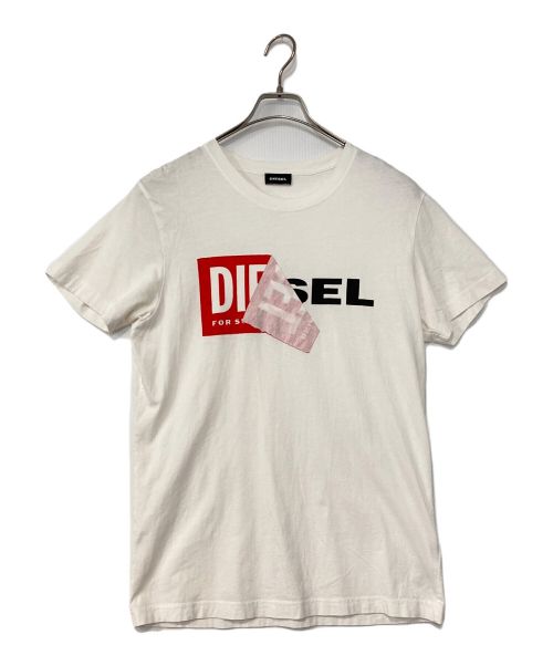 DIESEL（ディーゼル）DIESEL (ディーゼル) プリントTシャツ ホワイト サイズ:Mの古着・服飾アイテム