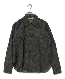 JELADO Vincent Shirt（ジェラード）の古着「ロングシャツ」｜グレー