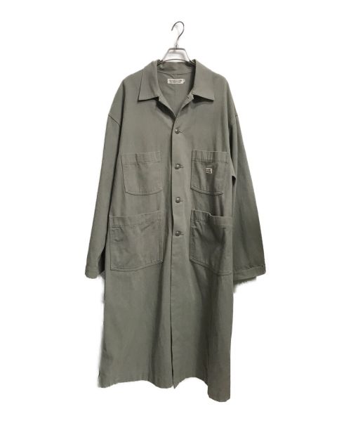 COOTIE PRODUCTIONS（クーティープロダクツ）COOTIE PRODUCTIONS (クーティープロダクツ) Rough Twill Shop Coat グレー サイズ:Mの古着・服飾アイテム