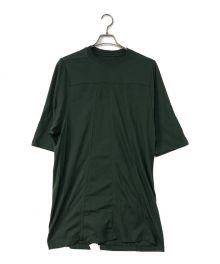 RICK OWENS（リックオウエンス）の古着「GRID CREWENECK SS T」｜グリーン