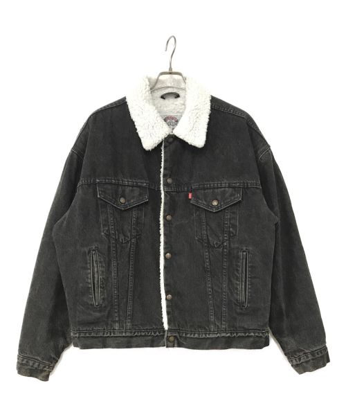 LEVI'S（リーバイス）LEVI'S (リーバイス) デニムボアジャケット ブラック サイズ:Lの古着・服飾アイテム