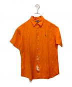 POLO GOLFポロ ゴルフ）の古着「シルク混半袖シャツ」｜オレンジ