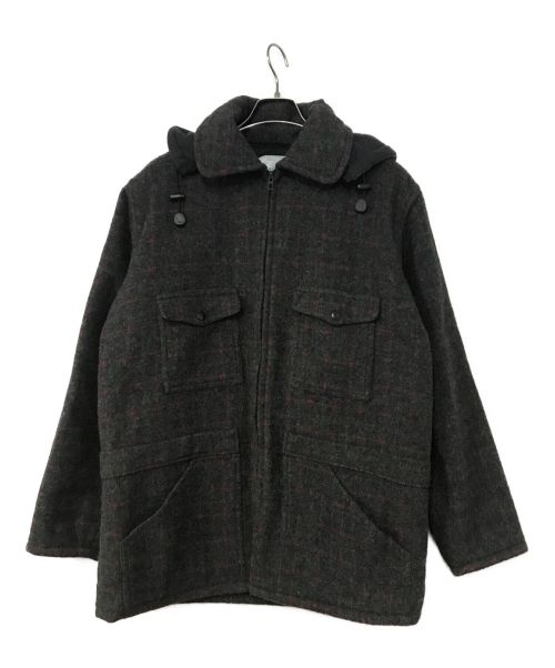 JOHNSON WOOLEN MILLS（ジョンソンウーレンミルズ）Johnson Woolen Mills (ジョンソンウーレンミルズ) ウールジャケット グレー サイズ:Mの古着・服飾アイテム