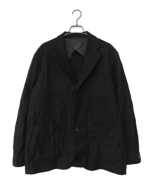 KABEL（カベル）KABEL (カベル) FULL WORSTED SERGE 3B SHIRT JACKET ブラック サイズ:3の古着・服飾アイテム