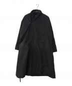 SASQUATCHfabrix.サスクワッチファブリックス）の古着「INSULATION ORIENTAL WRAP COAT」｜ネイビー