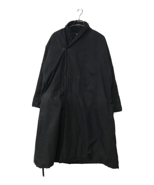 SASQUATCHfabrix.（サスクワッチファブリックス）SASQUATCHfabrix. (サスクワッチファブリックス) INSULATION ORIENTAL WRAP COAT ネイビー サイズ:Mの古着・服飾アイテム