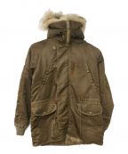 OLD JOE & Co.オールドジョー）の古着「FUR TRIM HOODED JACKET」｜ベージュ