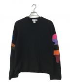 COMME des GARCONS SHIRTコムデギャルソンシャツ）の古着「fully fashioned knit gauge 7」｜ブラック