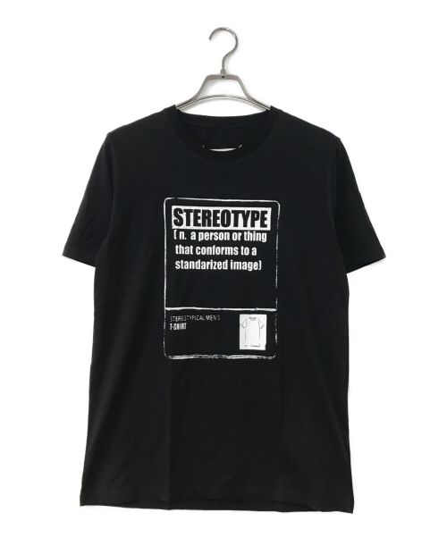 Maison Margiela（メゾンマルジェラ）Maison Margiela (メゾンマルジェラ) STEREO TYPE T ブラック サイズ:50の古着・服飾アイテム