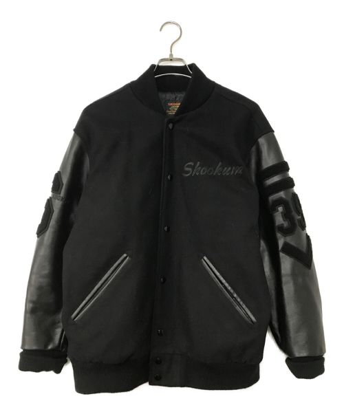 SHOOKUM（スクーカム）SHOOKUM (スクーカム) STADIUM JACKET ブラック サイズ:XLの古着・服飾アイテム