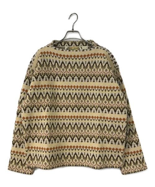 LEVI'S VINTAGE CLOTHING（リーバイス ビンテージ クロージング）LEVI'S VINTAGE CLOTHING (リーバイスヴィンテージクロージング) Boat Neck Sweater ブラウン サイズ:Sの古着・服飾アイテム