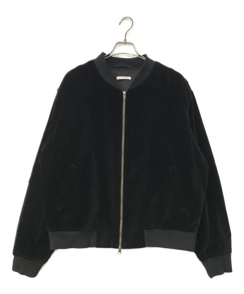 s.k.manor hill（エスケーマノアヒル）s.k.manor hill (エスケーマノアヒル) BOMBER-JACKET ブラック サイズ:Lの古着・服飾アイテム