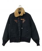 WEIRDOウィアード）の古着「B-15A TYPE FLIGHT JACKET」｜ネイビー