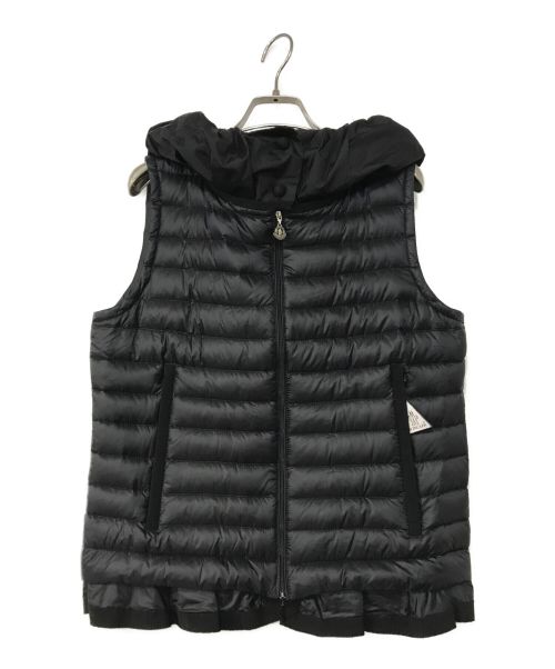 MONCLER（モンクレール）MONCLER (モンクレール) ダウンベスト ブラック サイズ:1の古着・服飾アイテム