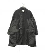 sacaiサカイ）の古着「Military Long Coat」｜ブラック