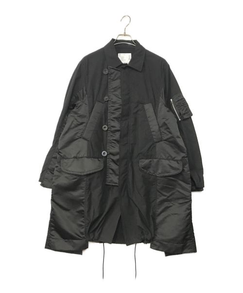 sacai（サカイ）sacai (サカイ) Military Long Coat ブラック サイズ:1の古着・服飾アイテム