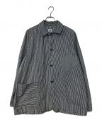 POST O'ALLS×WAREHOUSEポストオーバーオールズ×ウエアハウス）の古着「Coverall Hickory」｜ネイビー