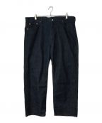 KAPTAIN SUNSHINEキャプテンサンシャイン）の古着「WIDE 5PKT Trousers」｜インディゴ