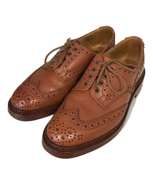 Tricker's（トリッカーズ）Tricker's (トリッカーズ) ウィングチップシューズ ブラウン サイズ:6　1/2の古着・服飾アイテム