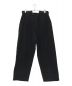 LENO（リノ）の古着「CORDUROY BUCKLE BACK TROUSERS」｜ネイビー