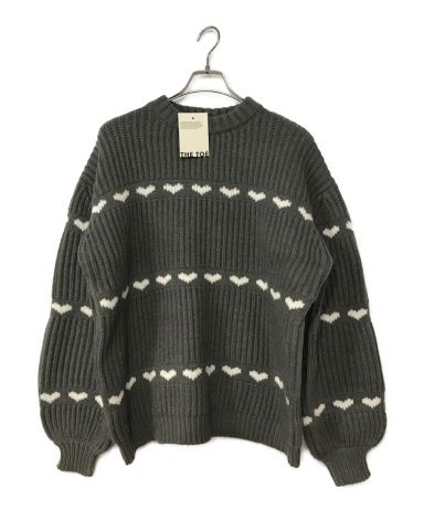 The toe amour loose knit ハートニット一度お家にて使用