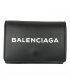 BALENCIAGAバレンシアガ）の古着「3つ折り財布」｜ブラック