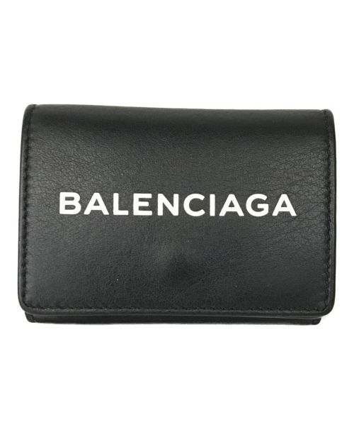 BALENCIAGA（バレンシアガ）BALENCIAGA (バレンシアガ) 3つ折り財布 ブラックの古着・服飾アイテム