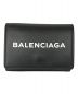 BALENCIAGA（バレンシアガ）の古着「3つ折り財布」｜ブラック