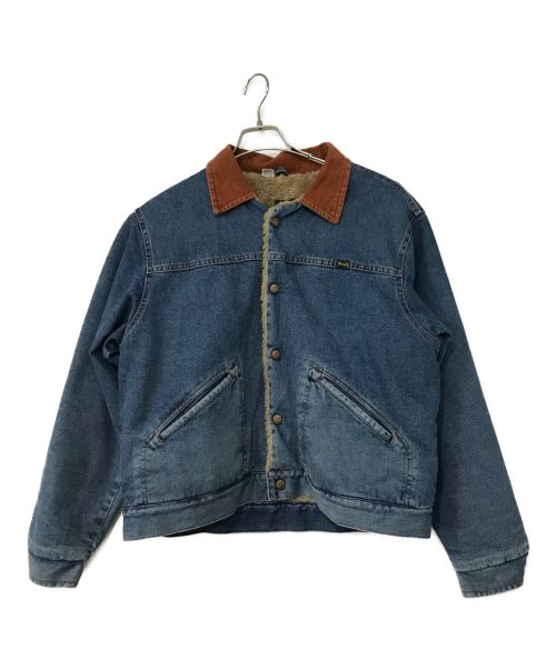 Wrangler（ラングラー）Wrangler (ラングラー) Denim Boa Lined Trucker Jacket インディゴ サイズ:40の古着・服飾アイテム