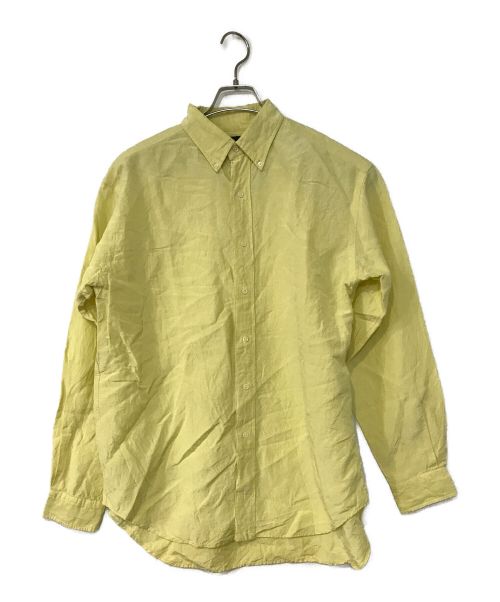 leno（リノ）leno (リノ) BUTTON DOWN SHIRT イエロー サイズ:2の古着・服飾アイテム